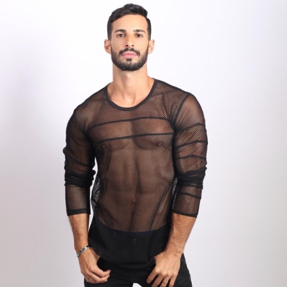 🔥🔥 Men's black mesh laser cut design 🔥🔥